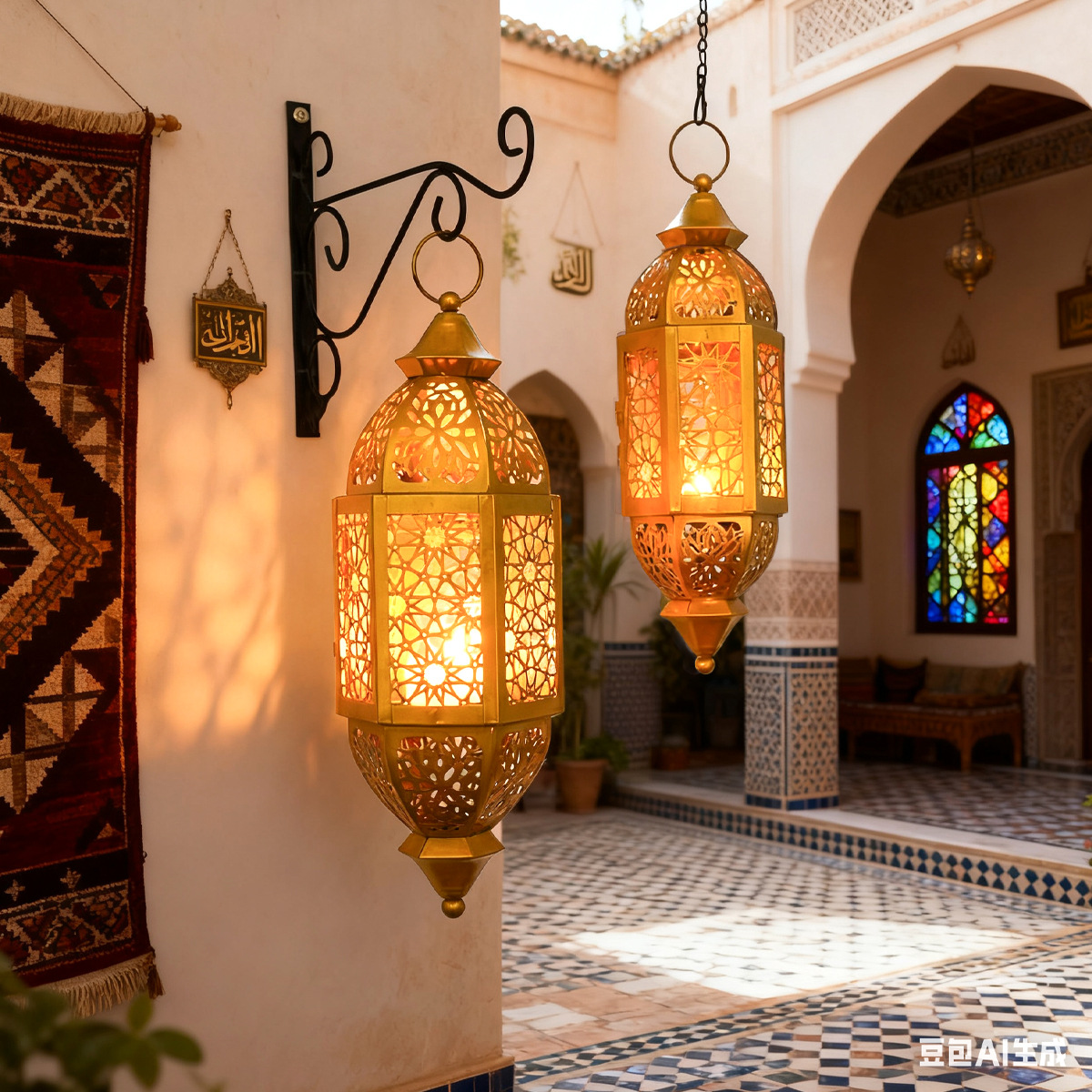 Baroque Wall-Mounted Lantern