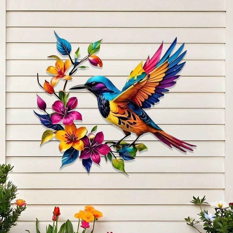 Hummingbird Metal Wall Art